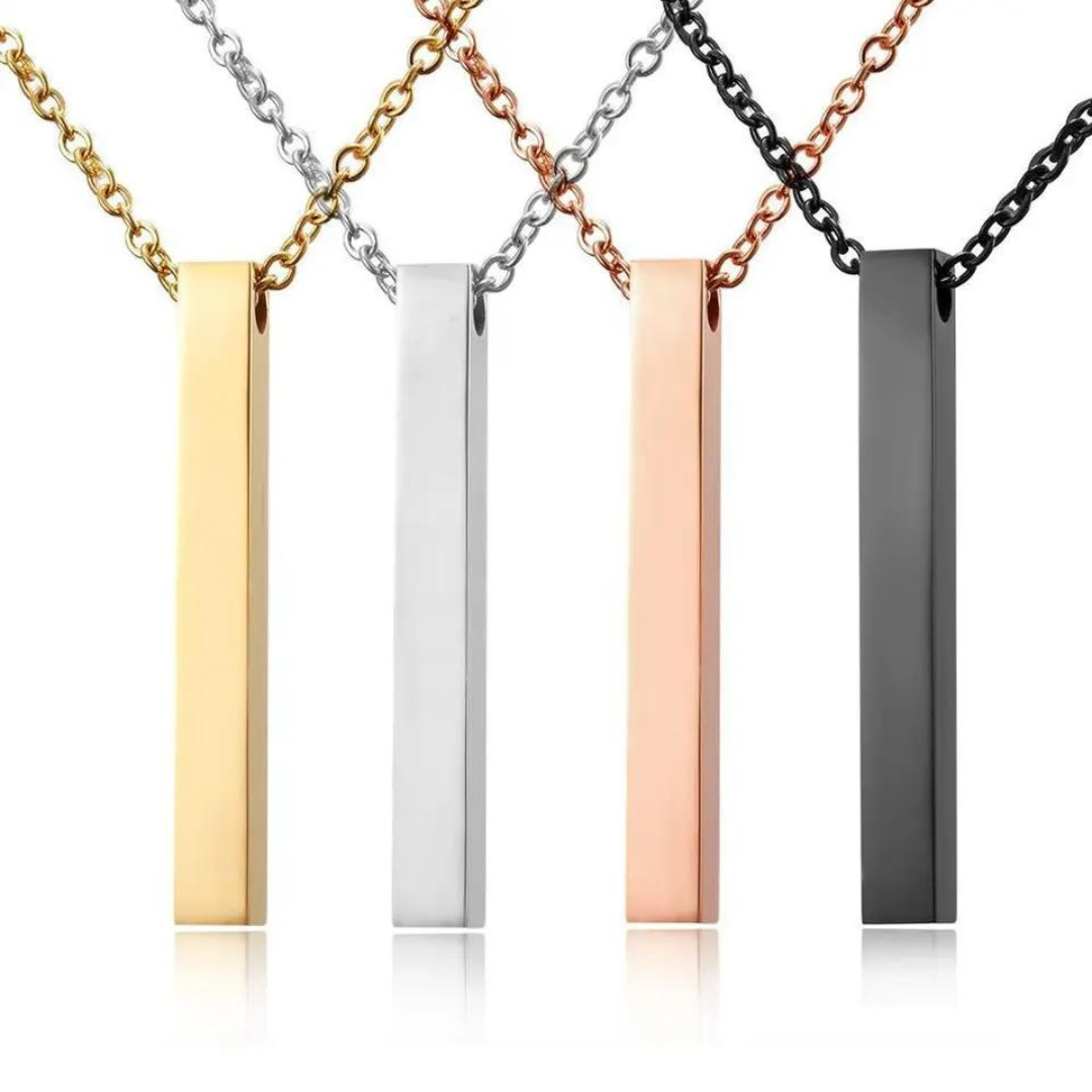 Gold-plated pendant chain necklace
